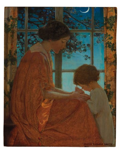 この単純な信仰がアメリカを偉大にしました 作： Jessie Willcox Smith