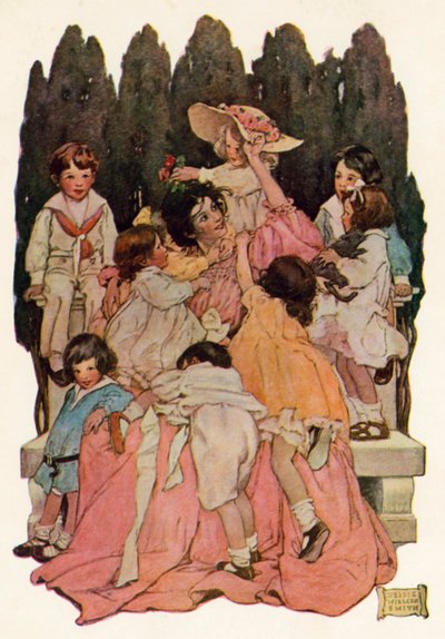 おばさんへ（カラーリソ） 作： Jessie Willcox Smith