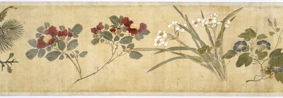 百花、17世紀初頭（シルク塗装）（詳細：207347-58も参照） 作： Jiayan Chen