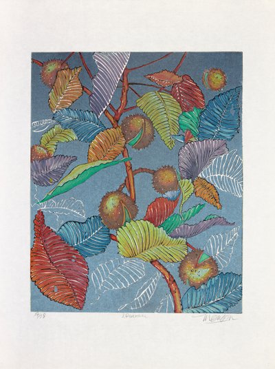 2019年秋（木版画） 作： Jim Monson