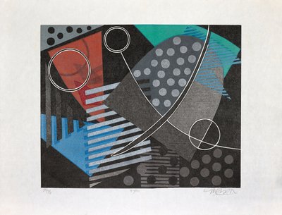 京都、2017年（木版画） 作： Jim Monson