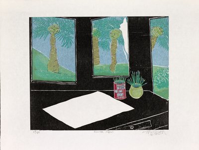 新しい始まり、2021年（木版画） 作： Jim Monson