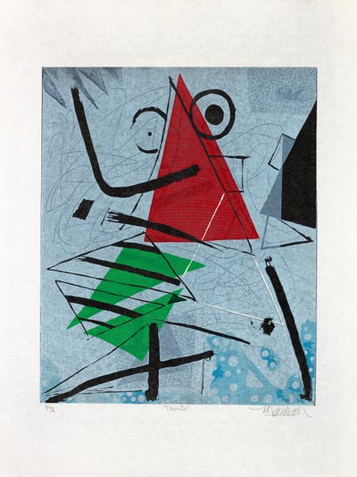 トリニティ、2017年（木版画） 作： Jim Monson