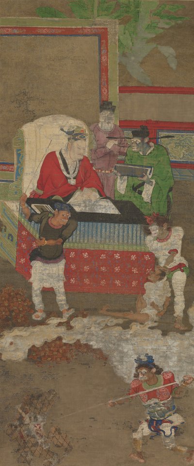 1195年以前の地獄の10人の王。 作： Jin Chushi