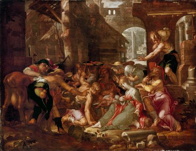 羊飼いの崇拝、c1606 作： Joachim Anthonisz Wtewael
