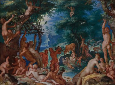 黄金時代、1605 年。 作： Joachim Anthonisz Wtewael