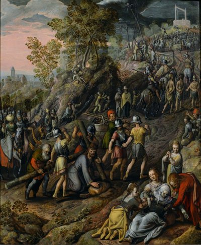 十字架を運ぶキリスト、1562 作： Joachim Beuckelaer
