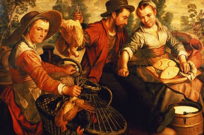 マーケットにて 作： Joachim Beuckelaer