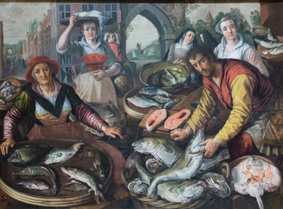 四大元素：水 作： Joachim Beuckelaer or Bueckelaer