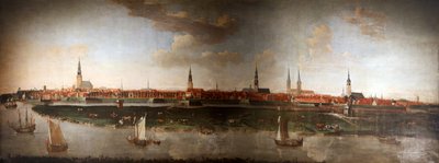 ドイツ語：ハンブルクの街並み 1861年 作： Joachim Luhn