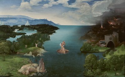 Styxを横断するCharon 作： Joachim Patinir