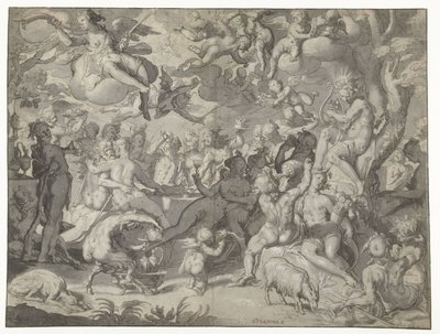 ペレウスとテティスの結婚式 作： Joachim Wtewael or Utewael