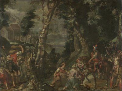 デビッドとアビゲイルの出会い 作： Joachim Wtewael or Utewael