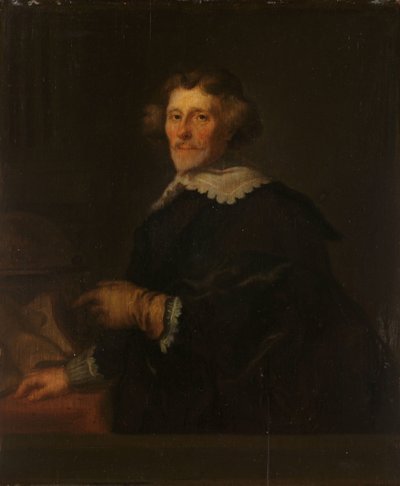 マイデンの廷吏、歴史家、詩人、ピーター・コーネリスゾーン・ホーフトの肖像 作： Joachim von Sandrart (I)