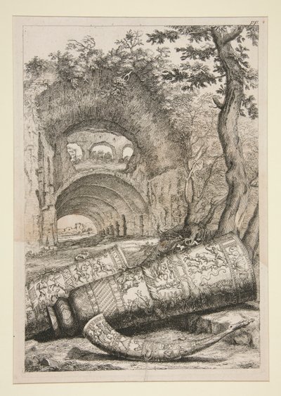 角と背の高い二人 作： Joachim von Sandrart