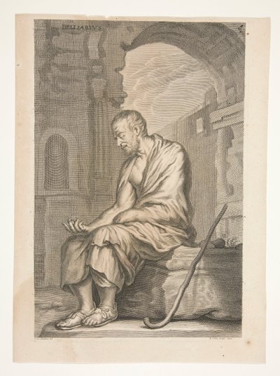 ベリサリウス、「賞賛される古代の彫刻」より 作： Joachim von Sandrart