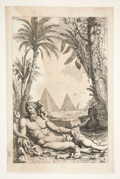 ナイル、古代彫刻のアドミラータから 作： Joachim von Sandrart