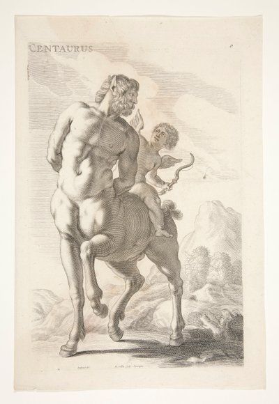 ボルゲーゼのケンタウロス 作： Joachim von Sandrart