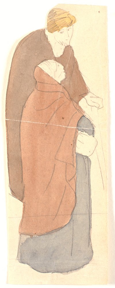 立っている女性と男性 作： Joakim Frederik Skovgaard