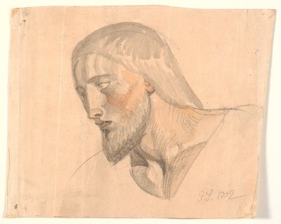 頭の研究 作： Joakim Frederik Skovgaard