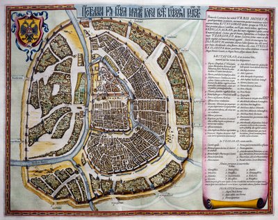 モスクワ、第2巻、第1部のタイトルページ、Joan Blaeu（1596-1673）のAtlas Maior（全11巻）より、銅版画、57.5x39 cm、アムステルダム 作： Joan Blaeu