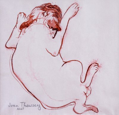 パグパピー1、2005、（湿紙にインク） 作： Joan Thewsey