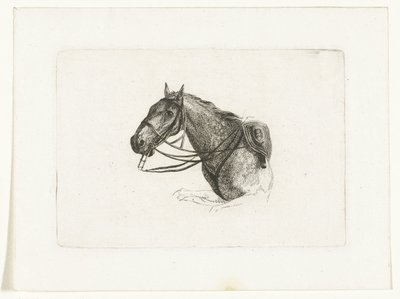 左に馬の頭 Dirk Langendijk の後の馬の頭 (シリーズ タイトル) 作： Joannes Bemme
