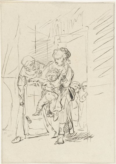 叫ぶ子供 作： Joannis Jacobus Bijlaert