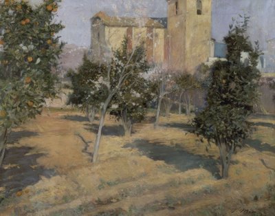 僧侶の庭 作： Joaquim Mir i Trinxet