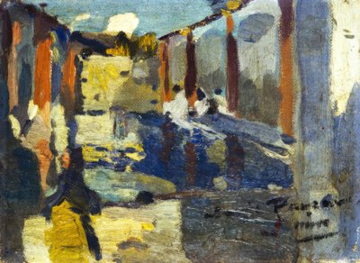洗濯の様子 作： Joaquim Mir i Trinxet
