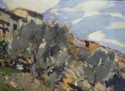 ビレッジ、オレンジグローヴ 作： Joaquim Mir i Trinxet