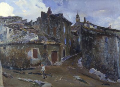 雨の日 作： Joaquim Mir i Trinxet