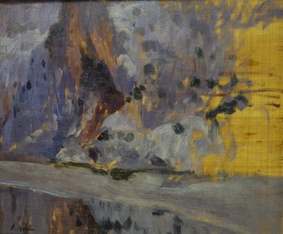 パレイス付近のトレント 作： Joaquim Mir i Trinxet