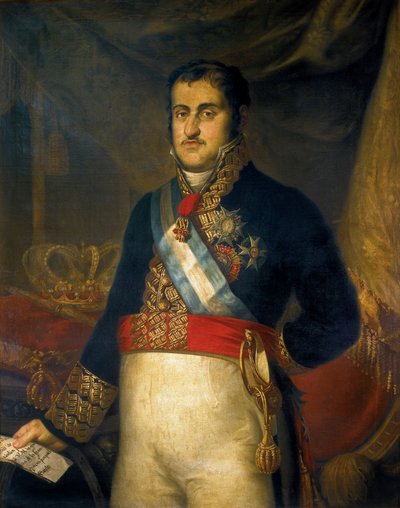 フェルディナンド7世の肖像（フェルナンド7世 作： Joaquin Manuel Fernandez Cruzado
