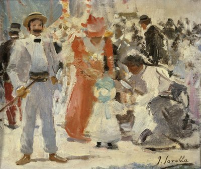 公正で; En la Feria、 作： Joaquín Sorolla