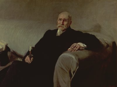 Jose Echegaray y Eizaguire (1832-1916) スペインの数学者、劇作家の肖像 作： Joaquin Sorolla y Bastida