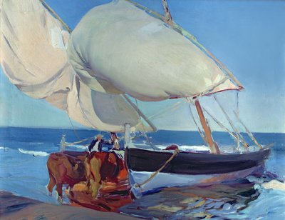 帆船 作： Joaquin Sorolla y Bastida