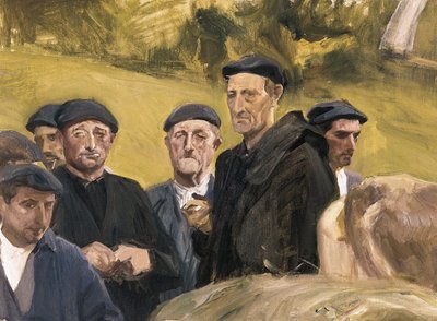 ギプスコアの種類。ホアキン・ソローラ（1863-1923）の絵 油彩・キャンバス。個人蔵。 作： Joaquín Sorolla