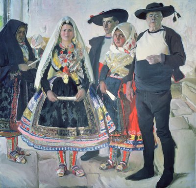 典型的なラガルテ派 作： Joaquin Sorolla y Bastida