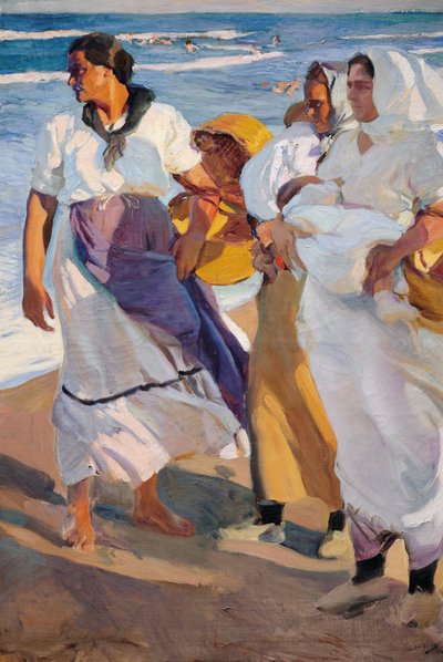 バレンシアの漁師 作： Joaquín Sorolla