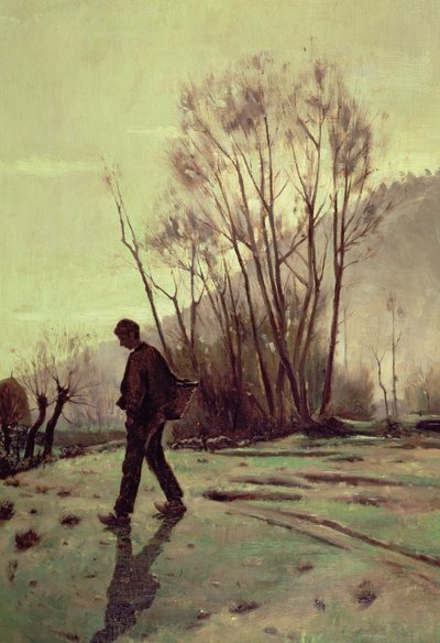 労働者 作： Joaquin Vayreda