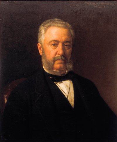 ラモン カンポアモール (1817-1901)、ロマンチックな詩人の肖像画。 Joaquin Espalter y Rull (1809-1880) による絵画。 アニーズ 1870 年。マドリッド アテネウム。 作： Joaquín Espalter y Rull