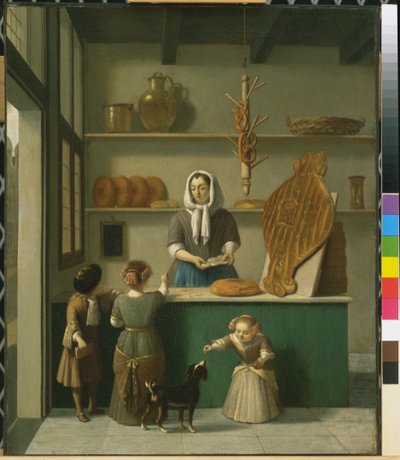 ベーカリーショップ、1680年頃 作： Job Berckheyde