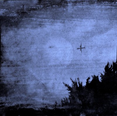 アジア上空の飛行機（写真） 作： 