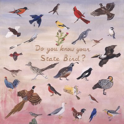 あなたはあなたの州の鳥を知っていますか？、1996 作： Joe Heaps Nelson