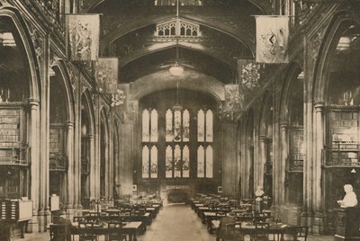 すべてのロンドン市民が行くべきギルドホールの図書館、c1935。 作： Joel