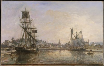オンフルール 作： Johan Barthold Jongkind