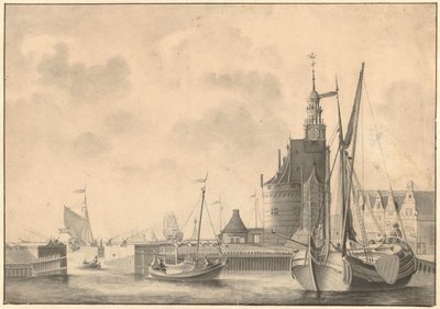 ホールンの港 作： Johan Antonie Kaldenbach