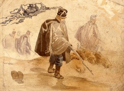 歩兵の覆い隠しと1848-49年の戦闘作戦 作： Johan Baptiste Heinefetter