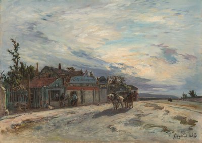 道端の居酒屋 作： Johan Barthold Jongkind